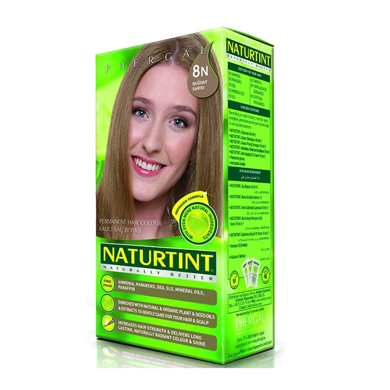 Naturtint Kalıcı Saç Boyası 8N Buğday Sarısı 165 ml | TuruncuKasa Naturtint Kalıcı Saç Boyası 8N Buğday Sarısı 165 ml | TuruncuKasa