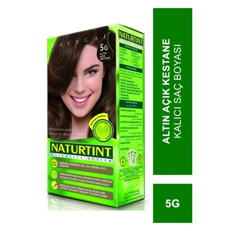 Naturtint Kalıcı Saç Boyası 5G Altın Açık Kestane 165 ml