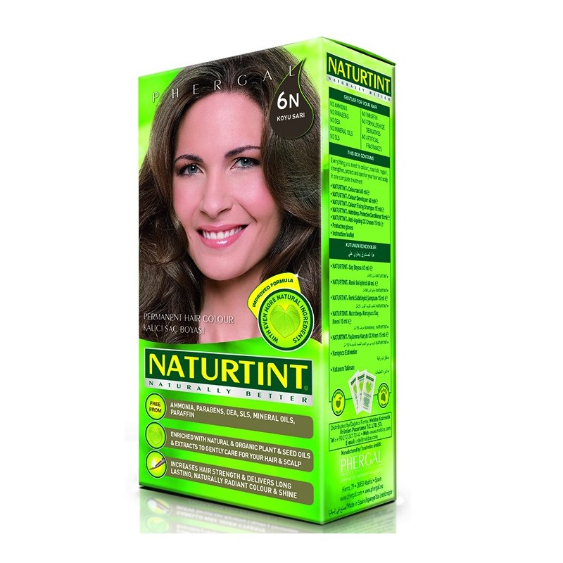 Naturtint Kalıcı Saç Boyası 6N Koyu Sarı 165 ml | TuruncuKasa Naturtint Kalıcı Saç Boyası 6N Koyu Sarı 165 ml | TuruncuKasa