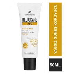 Heliocare 360 Oil Free SPF+50 Jel Yağsız Güneş Koruyucu 50 ml