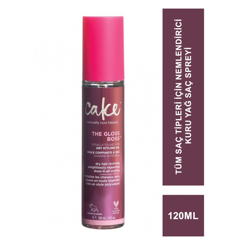 Cake The Gloss Boss Saç Şekillendirici Kuru Yağ 120 ml Cake The Gloss Boss Saç Şekillendirici Kuru Yağ 120 ml