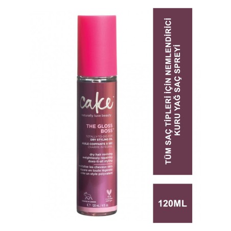 Cake The Gloss Boss Saç Şekillendirici Kuru Yağ 120 ml