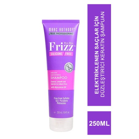 Marc Anthony Frizz Keratin Smoothing Shampoo ( Elektriklenen Saçlar Düzleştirici Keratin Şampuan ) 250 ml