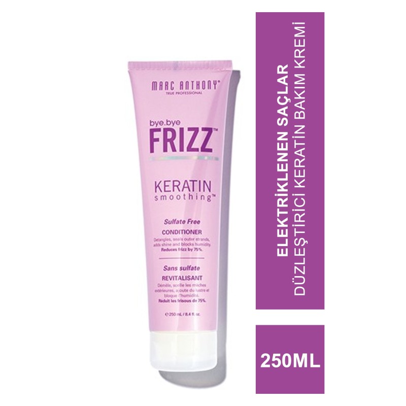 Marc Anthony Frizz Keratin Smoothing Conditioner Elektriklenen Saçlar Düzleştirici Keratin Bakım Kremi 250 ml