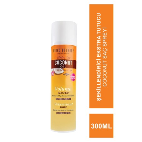 Marc Anthony Coconut Oil & Shea Butter Volume Hair Spray ( Şekillendirici Ekstra Tutucu Coconut Saç Spreyi ) 300ml