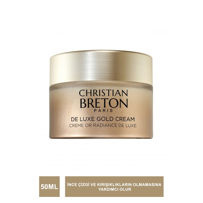 Christian Breton De Luxe Gold Cream  Altın ve Havyar Özlü Yaşlanma Karşıtı Krem 50 ml
