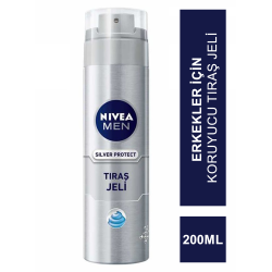 Nivea For Men Silver Protect Traş Jeli 200 ml