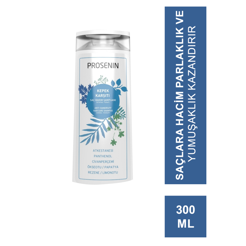 Prosenin Kepek Karşıtı Saç Bakım Şampuanı 300 ml (S.K.T 01-2023) Prosenin Kepek Karşıtı Saç Bakım Şampuanı 300 ml (S.K.T 01-2023)
