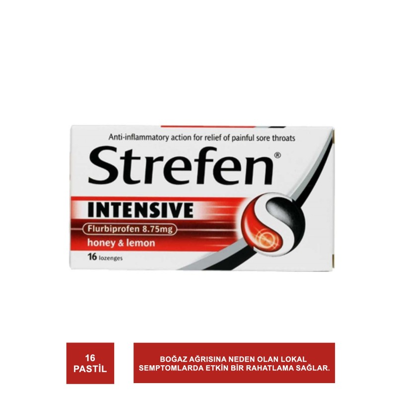 Strefen Intensive Limon & Bal Aromalı 16 Pastil