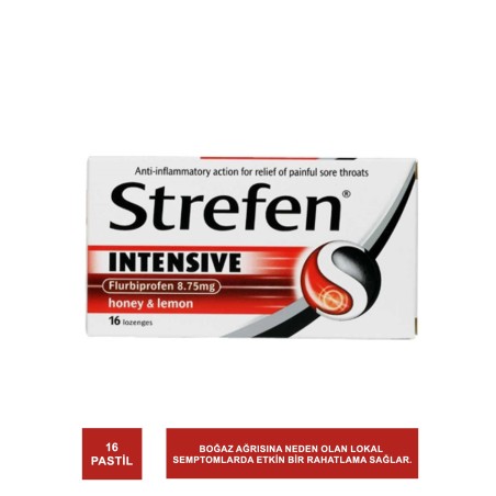 Strefen Intensive Limon & Bal Aromalı 16 Pastil