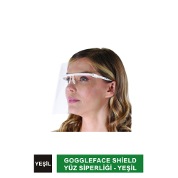 Dentac GoggleFace Shield Yüz Siperliği - Yeşil