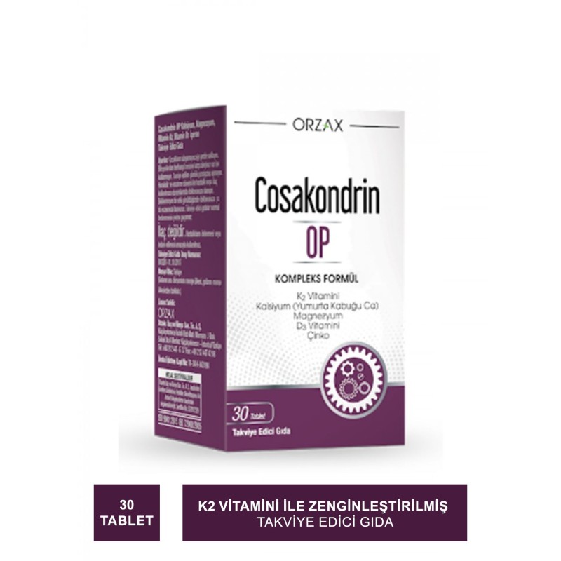 Ocean Cosakondrin OP K2 Vit. + Ca Complex 30 Tablet (S.K.T 03-2025) Ocean Cosakondrin OP K2 Vit. + Ca Complex 30 Tablet (S.K.T 03-2025)