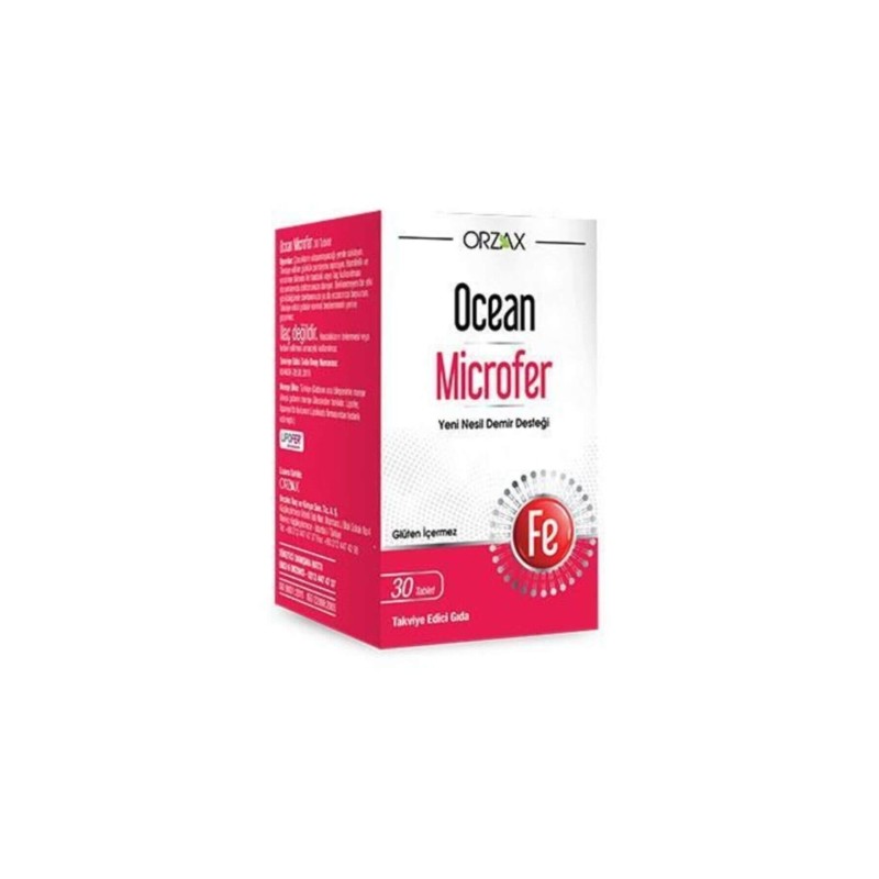 Ocean Microfer 30 Tablet Takviye Edici Gıda