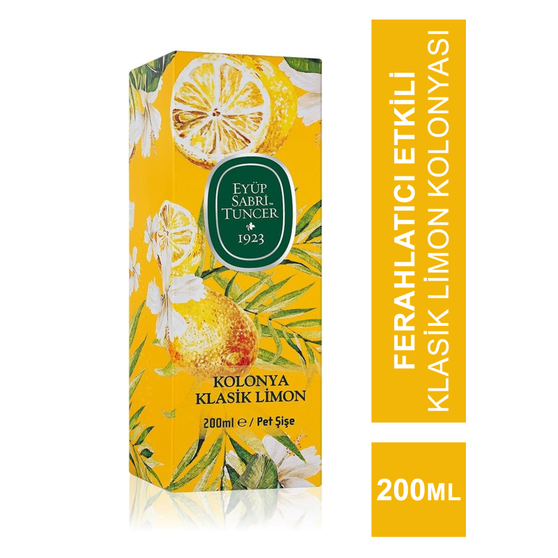 Eyüp Sabri Tuncer Klasik Limon Kolonyası 200 ml Pet Şişe