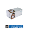 Dentac T-Mask 3 Katlı Cerrahi Yüz Maskesi Beyaz 50 Adet