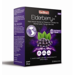 Get Direct Elderberry Kara Mürver Aromalı Takviye Edici Gıda 20 Saşe