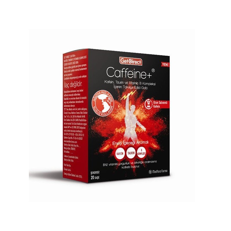 Get Direct Caffeine + Takviye Edici Gıda 20 Şase