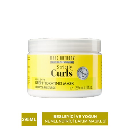 Marc Anthony Strictly Curls Deep Hydrating Mask  Besleyici ve Yoğun Nemlendirici Bakım Maskesi 295 ml