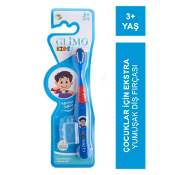 Glimo Kids Ekstra Yumuşak Diş Fırçası 3+ Yaş ( Mavi )