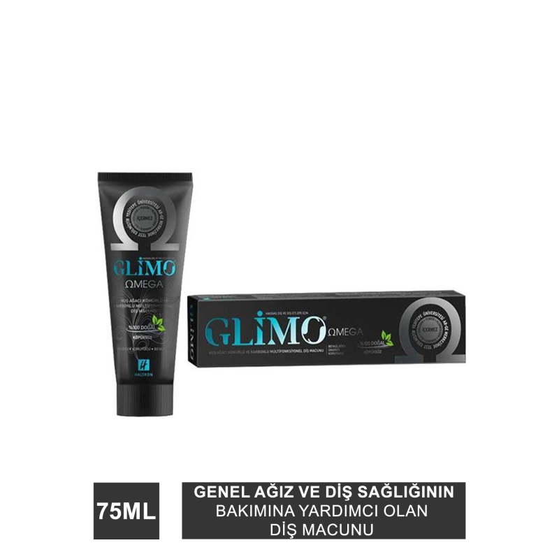 Glimo Omega Doğal Diş Macunu 75 ml