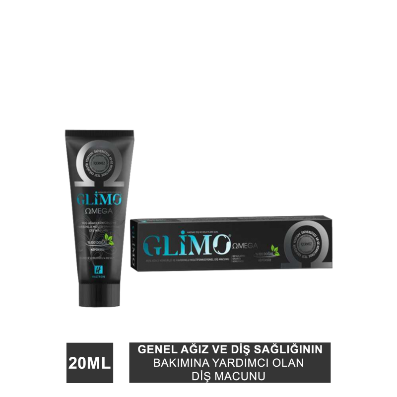 Glimo Omega Doğal Diş Macunu 20 ml