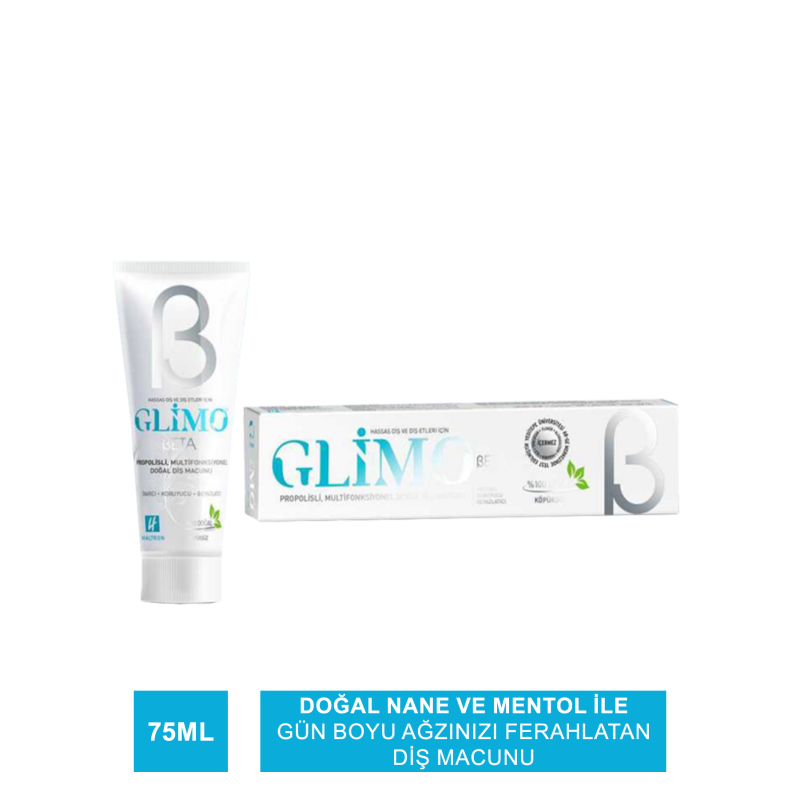 Glimo Beta Doğal Diş Macunu 75 ml