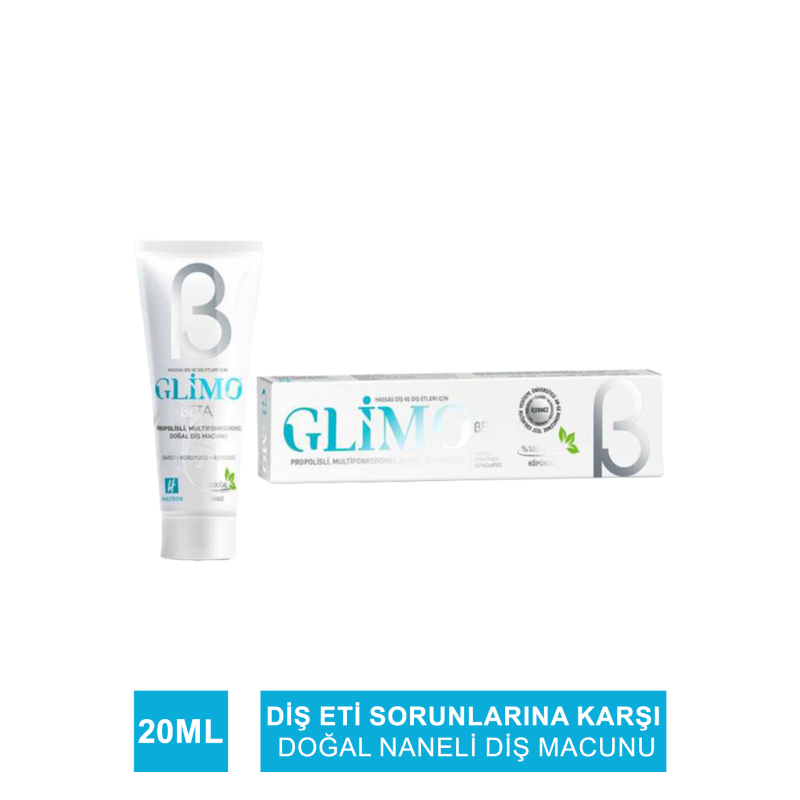 Glimo Beta Doğal Diş Macunu 20 ml