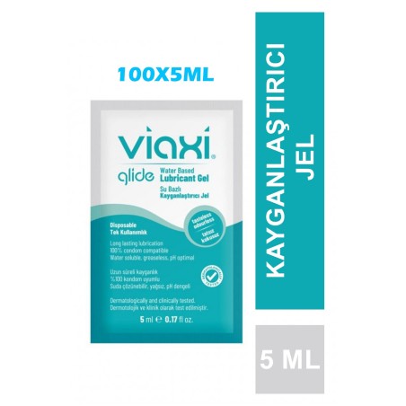 Viaxi Glide Kayganlaştırıcı Jel Sade 100x5 ml