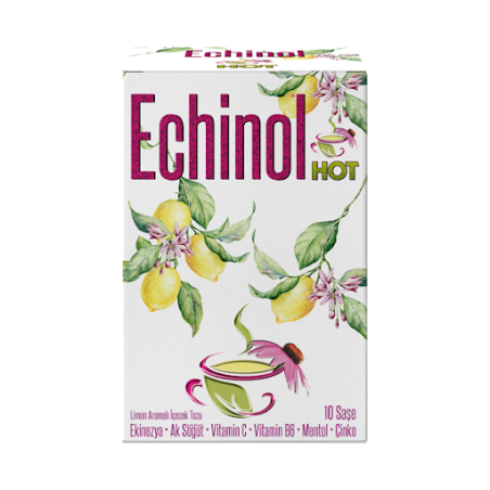 Echinol Hot Limon Aromalı Toz İçecek 10 Saşe