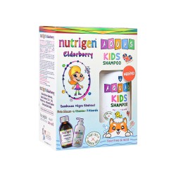 Nutrigen Kara Mürver  Şurup 200 ml ( Aquas Kids Şampuan Hediye )