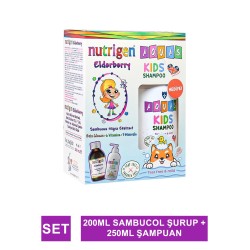 Nutrigen Kara Mürver  Şurup 200 ml ( Aquas Kids Şampuan Hediye )