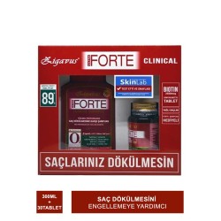 Zigavus Forte Clinical Şampuan Yağlı Saçlar  300 ml - Biotin&Saw Palmetto 30 Tablet Set