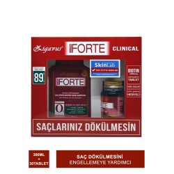 Zigavus Forte Clinical Şampuan  Kuru / Normal Saçlar 300 ml - Biotin&Saw Palmetto 30 Tablet Set