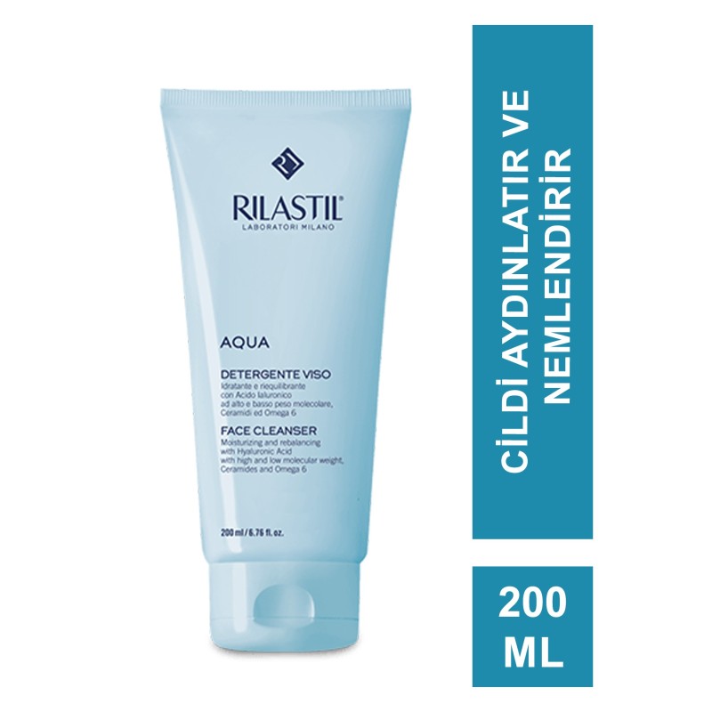Rilastil Aqua Face Cleanser  Nemlendirici Köpük Jel 200 ml
