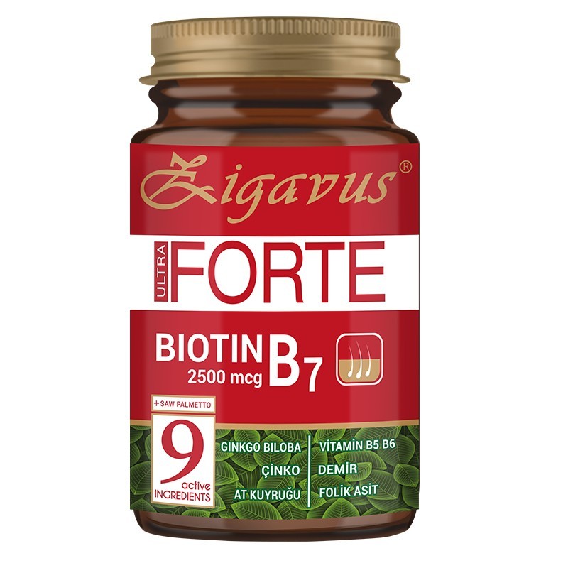 Zigavus Ultra Forte Biotin B7 2500mcg 30 Tablet