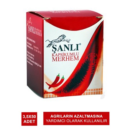 Şanlı Kapsikumlu Merhem 3,5 gr x 50 Adet