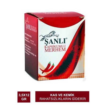 Şanlı Kapsikumlu Merhem 3,5 gr x 12 Adet
