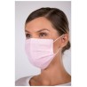 Dentac T-Mask 3 Katlı Renkli Cerrahi Yüz Maskesi Pembe 100 Adet (2 x 50'li Kutu)