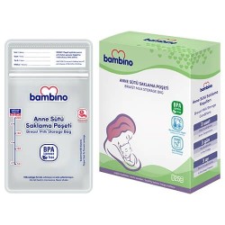 Bambino Anne Sütü Saklama Poşeti 25 Adet ( T-080 )