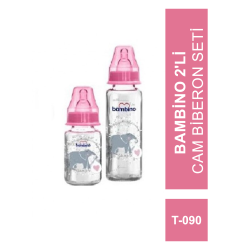 Bambino 2'li Cam Biberon Seti T-090