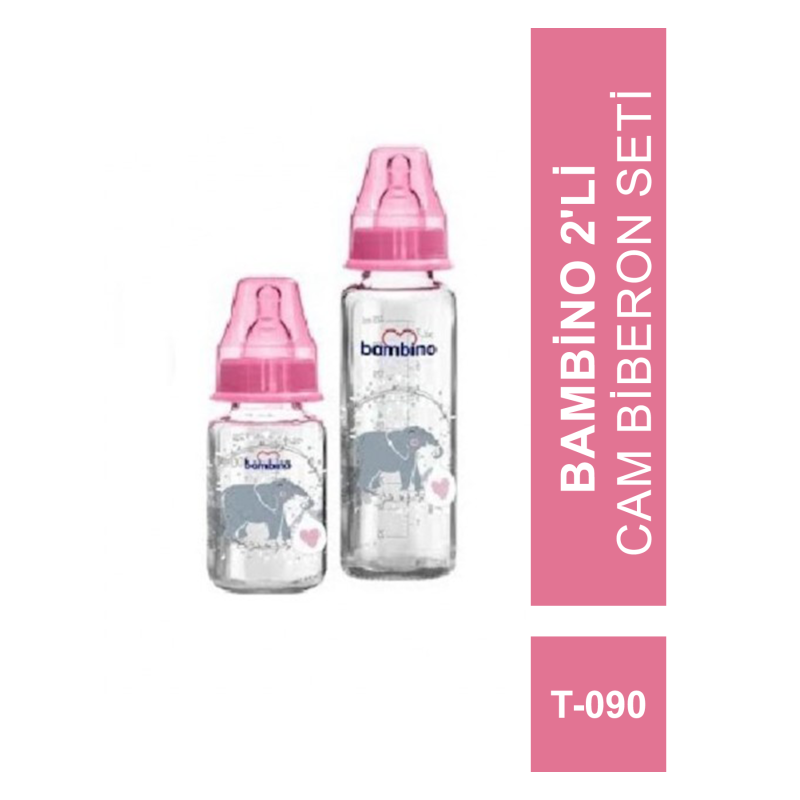 Bambino 2'li Cam Biberon Seti T-090