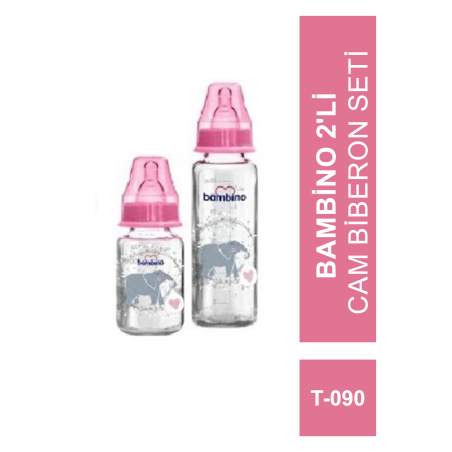 Bambino 2'li Cam Biberon Seti T-090