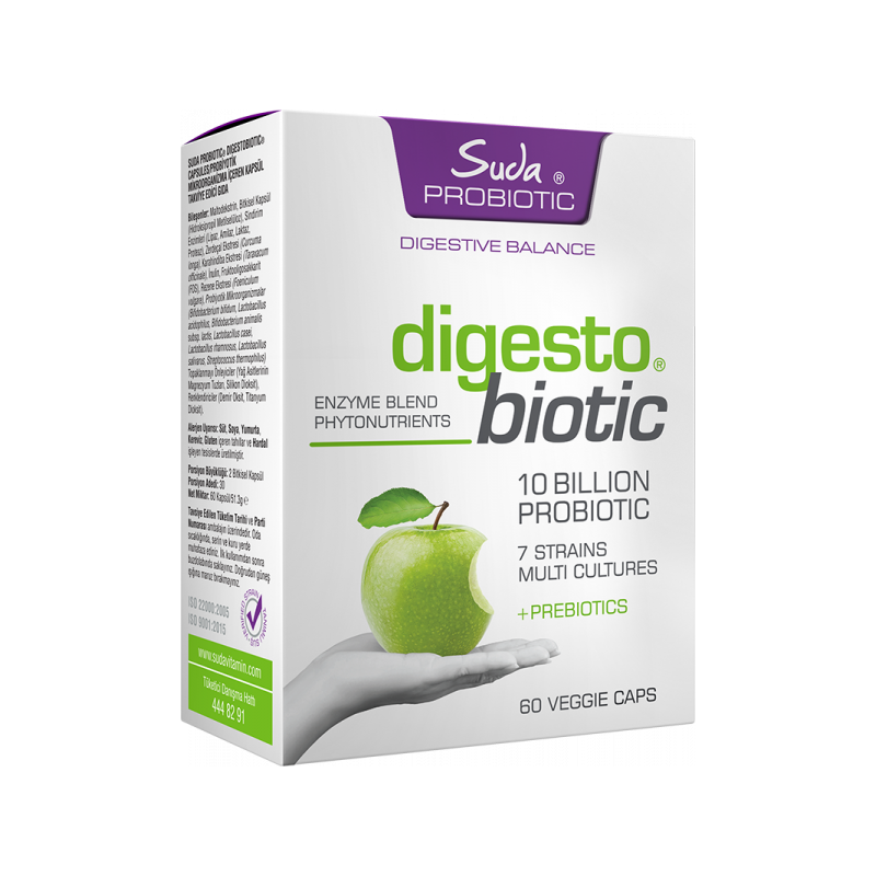 Suda Probiotic Digestobiotic 60 Vegan Kapsül
