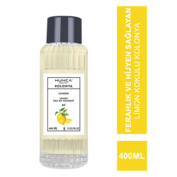 Hunca Limon Kolonyası 400 ML Pet Şişe (S.K.T 10-2025)