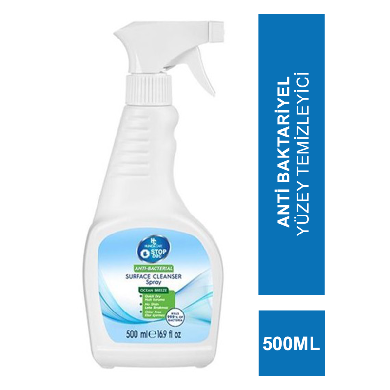 Hunca Care Stop Bac Antibacteriyel Yüzey Temizleyici 500 ml