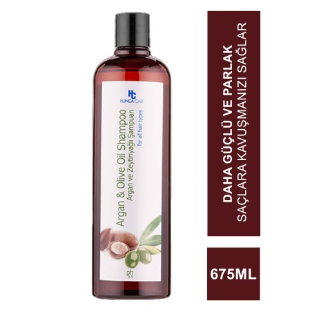 Hunca Care Argan & Zeytinyağlı Şampuan 675 ml