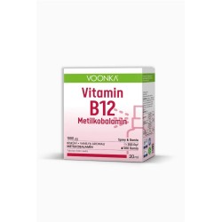 Voonka Vi̇tami̇n B12 Meti̇lkobalami̇n Sprey & Damla 20 ml
