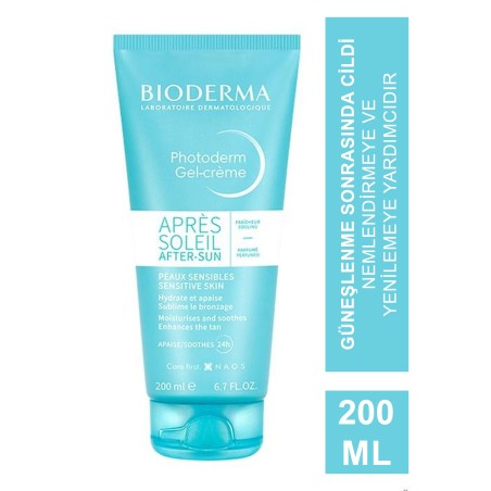 Bioderma Photoderm After Sun Nemlendirici ve Yatıştırıcı Güneş Sonrası Bakım Kremi 200 ml
