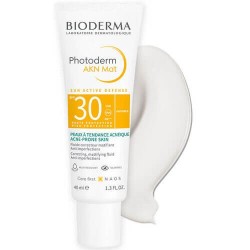 Bioderma Photoderm SPF 30 AKN Mat Yağlı, Akneli Cilt için Sivilce Karşıtı Matlaştırıcı Güneş Kremi 40 ml