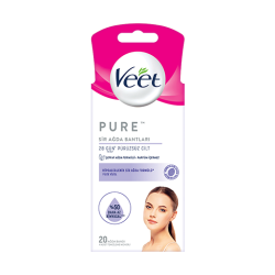 Veet Pure Hipoalerjenik  Yüze Özel Sir Ağda Bantları 20'li